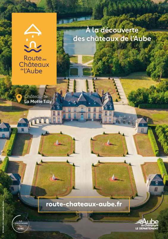 Affiche Route des Châteaux de l'Aube