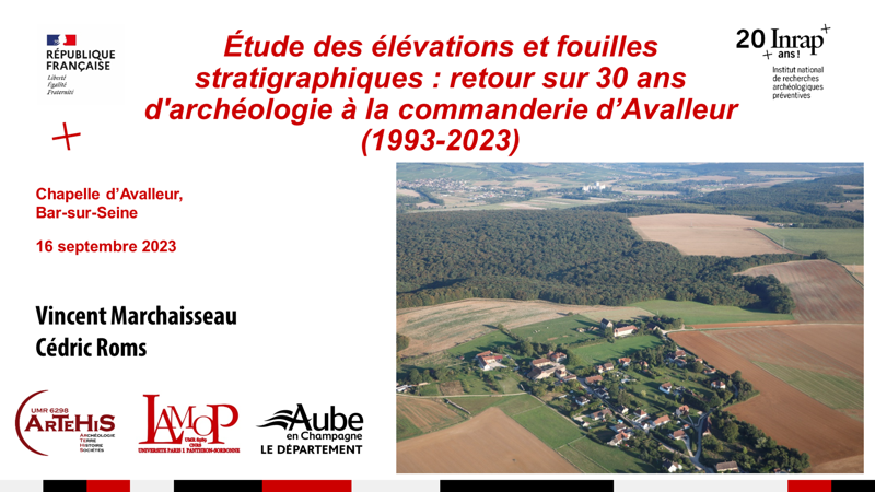 Conférence - Retour sur 30 ans d'archéologie à la commanderie d’Avalleur (1993-2023)