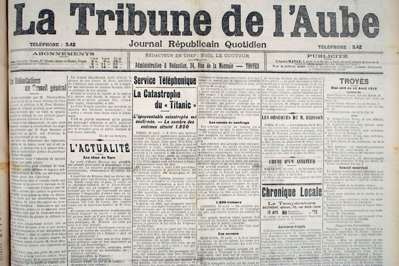 Les journaux aubois avant 1944 