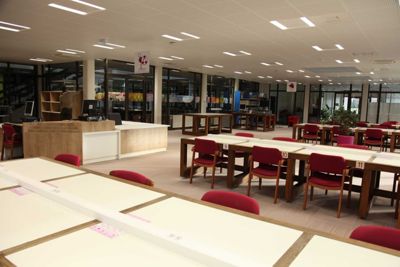 Salle de lecture des Archives de l'Aube